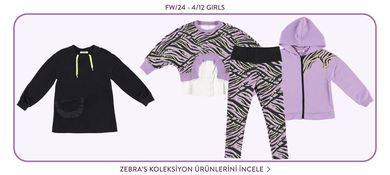 232 Kız Çocuk Zebra's