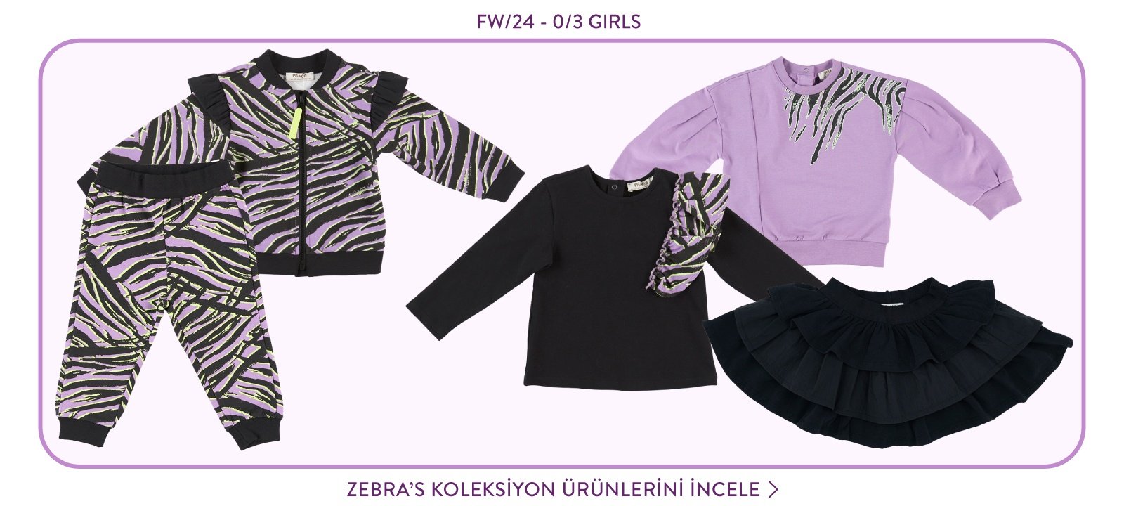 232 Kız Bebek Zebra's
