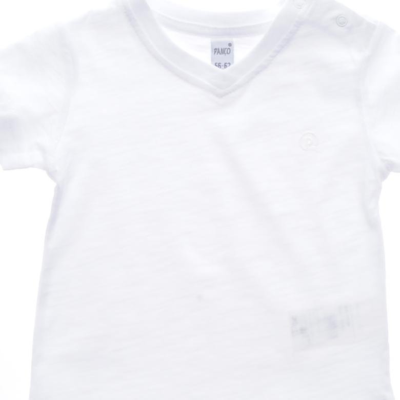 Erkek Bebek Basic V Yaka T-Shirt
