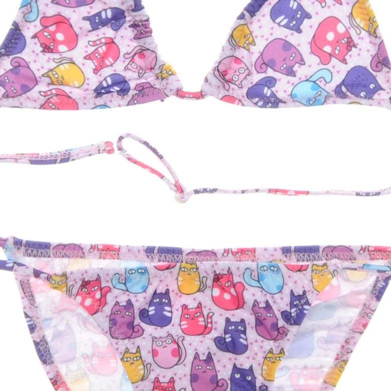 Kız Çocuk 181-SM18110017 Cup Cats Bikini