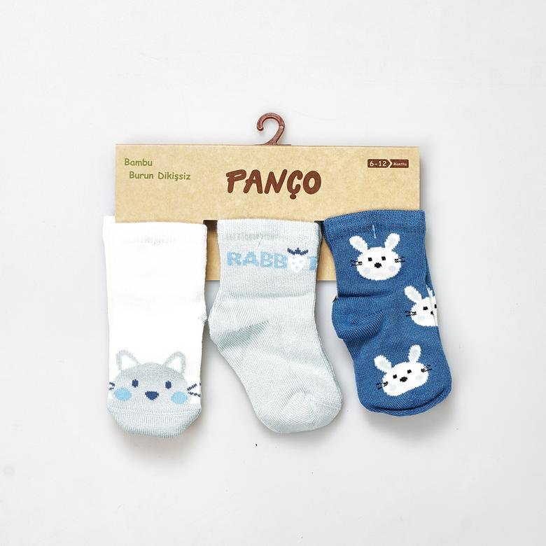 Erkek Bebek 19136094 - Bambu 3 lü Çorap