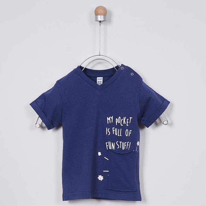 Erkek Bebek V Yaka T-Shirt