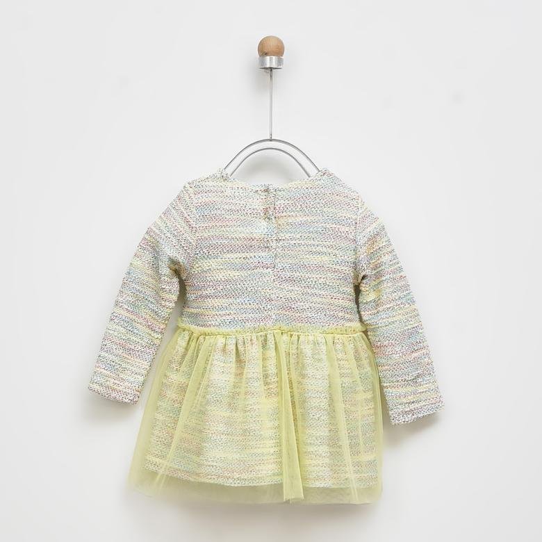 Kız Bebek Renkli Tüllü Elbise