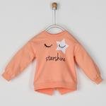 Kız Bebek  Starshine Baskılı Sweatshirt