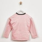 Kız Çocuk Önü Yırtmaç Detaylı Sweatshirt