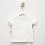 Kız Bebek Fırfırlı Kısa Kollu T-shirt