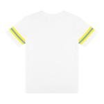 Erkek Çocuk Yazı Baskılı Şerit Detaylı Kısa Kollu T-shirt