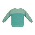 Erkek Çocuk Yatay Şerit Detaylı Yazılı Sweatshirt