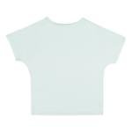 Kız Çocuk Yaprak Baskılı Kısa Kollu T-shirt