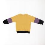 Erkek Bebek Üç Renk Omzu Çıtçıtlı Sweatshirt