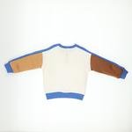 Erkek Bebek Kolları İki Renkli  Sweatshirt