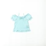 Kız Bebek Fiyonk Detaylı Kısa Kollu T-shirt