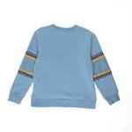 Erkek Çocuk Çok Renkli Çizgili Şerit Detaylı Sweatshirt
