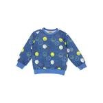 Erkek Bebek Emoji Baskılı Sweatshirt