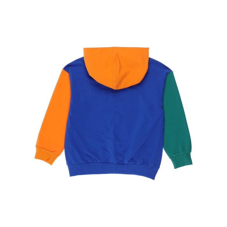 Erkek Çocuk Kapüşonlu Çok Renkli Baskılı Sweatshirt
