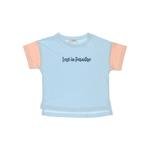 Kız Çocuk Nakış Detaylı Kısa Kollu T-shirt