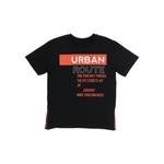 Erkek Çocuk Fermuarlı Baskılı Kısa Kollu T-shirt