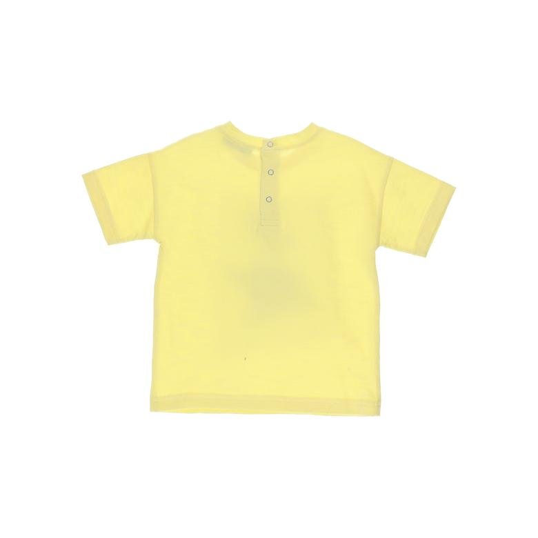 Erkek Bebek Hayvan Figürlü Kısa Kollu T-shirt