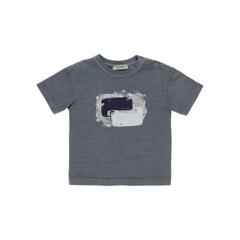Erkek Bebek Baskılı Kısa Kollu T-shirt