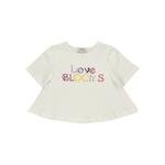 Kız Çocuk Yazı Baskılı Kısa Kollu T-shirt