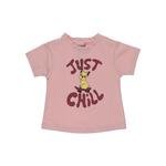 Kız Bebek Baskılı T-shirt ve Şort Takım