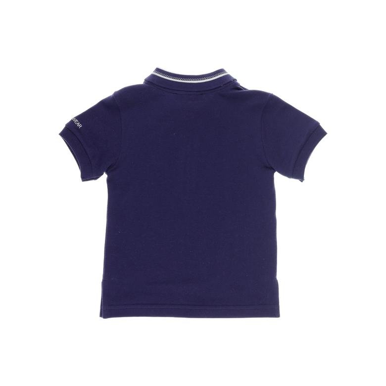 Erkek Bebek Polo Yaka Kısa Kollu Tişört