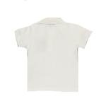 Erkek Bebek Polo Yaka Baskılı Kısa Kollu T-shirt