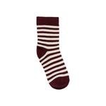 Erkek Çocuk Çizgili ve Yazı Detaylı İkili Soket Çorap