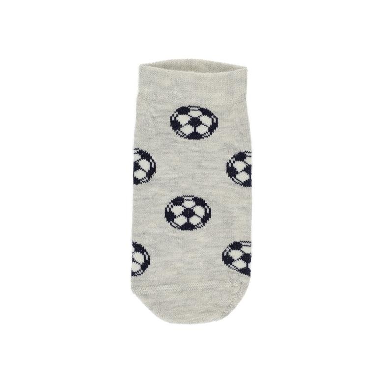 Erkek Çocuk Futbol Temalı Üçlü Soket Çorap