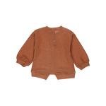 Kız Bebek Baskı ve Nakış Detaylı Sweatshirt