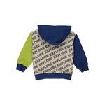 Erkek Bebek Çok Renkli Kanguru Cep Detaylı Sweatshirt