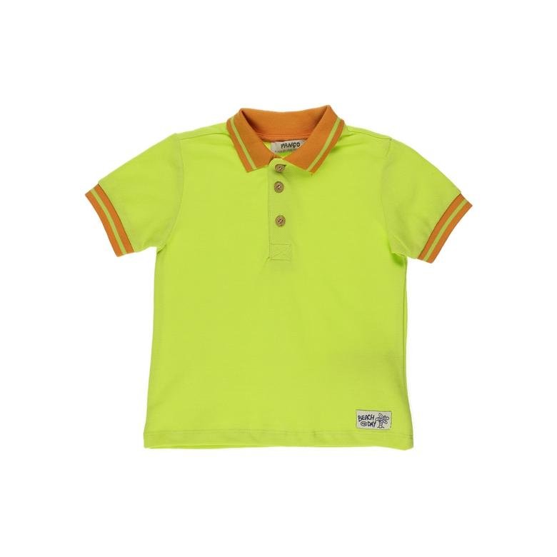 Erkek Bebek Polo Yaka Kısa Kollu T-shirt