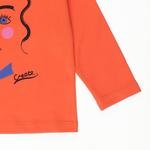 Kız Bebek Yüz Baskı Detaylı Sweatshirt