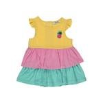 Kız Bebek Blok Renkli Elbise