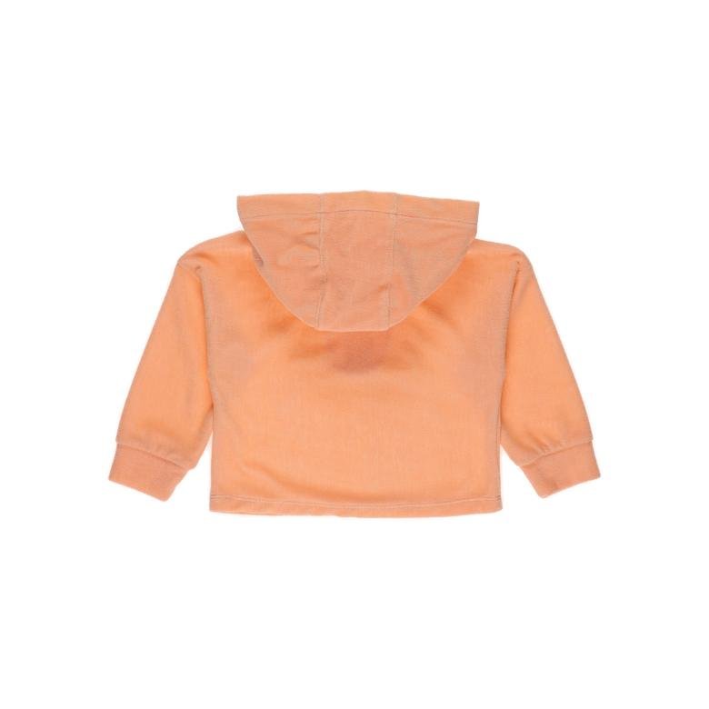 Kız Bebek Kapüşonlu  Havlu Sweatshirt