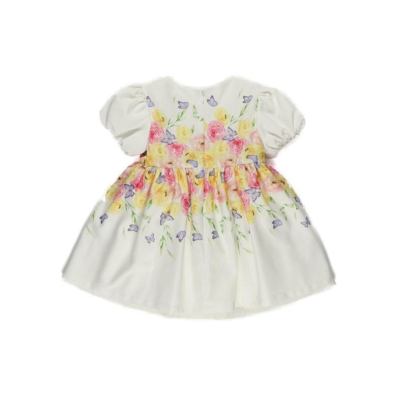 Kız Bebek Çiçek Desenli Elbise