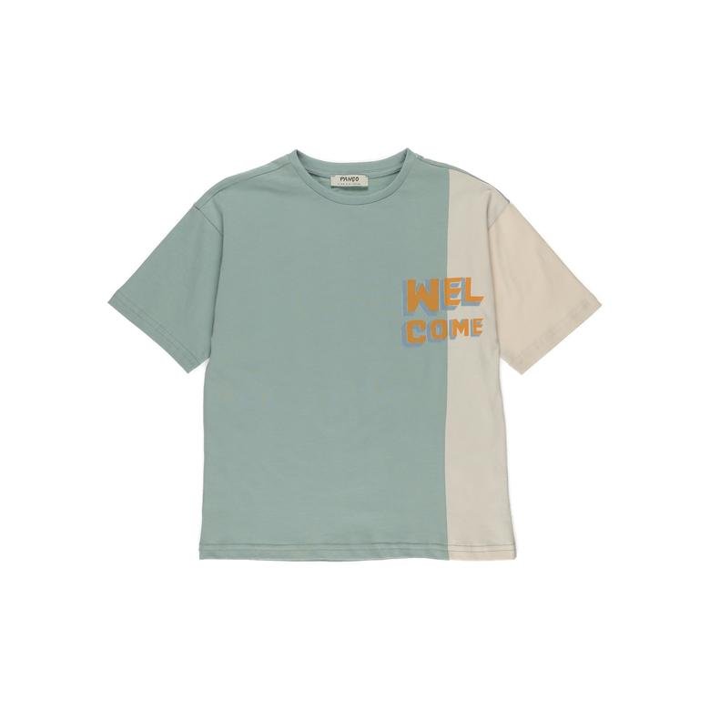 Erkek Çocuk Blok Renkli T-shirt