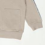 Erkek Bebek Yazılı Şerit Detaylı Sweatshirt