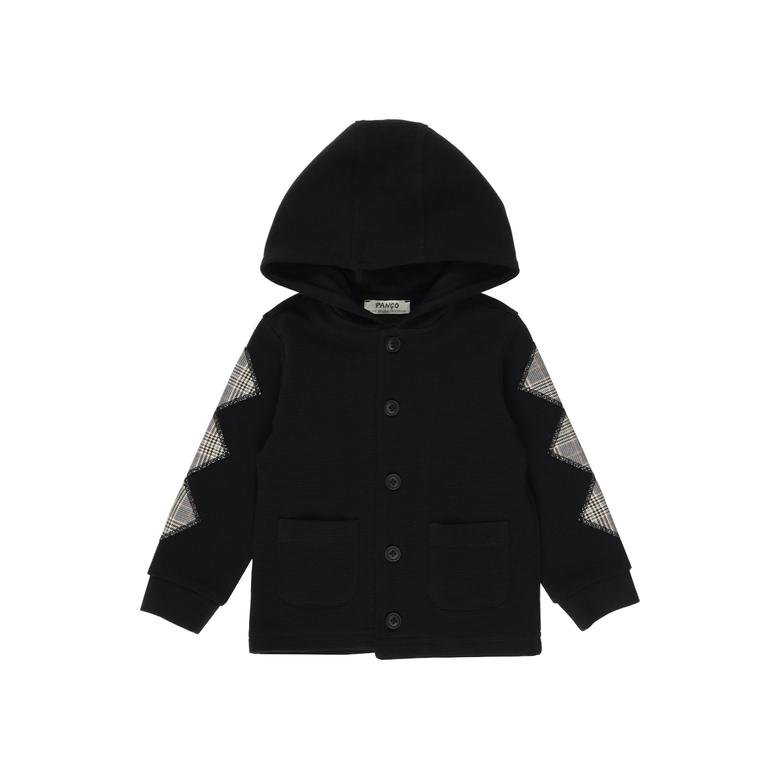 Erkek Bebek Kapüşonlu Ceket
