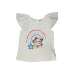 Kız Bebek Üç Boyutlu Süsleme Detaylı Tişört