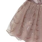 Kız Bebek Sırtı Pencere Detaylı Parti Elbisesi
