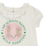 Kız Bebek Baskı Detaylı T-Shirt