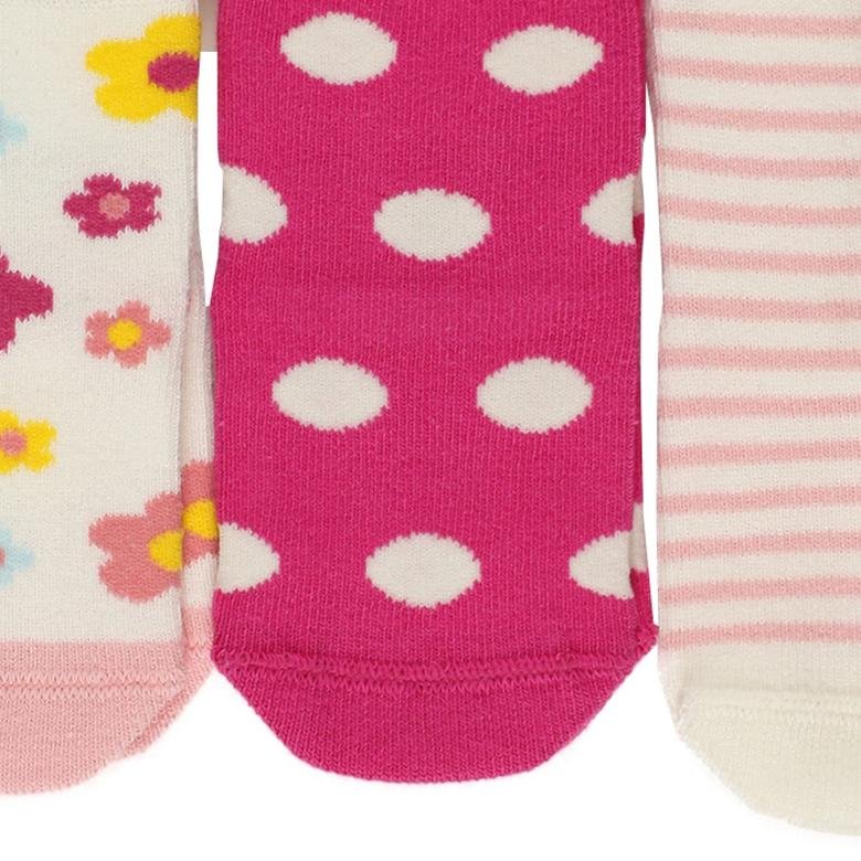 Kız Bebek 3 lü Çorap Set
