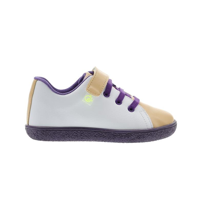 Unisex Çocuk Renk Bloklu Cırt Cırtlı Bağcıklı Sneakers
