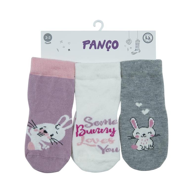 Kız Bebek 3'lü Soket Çorap Set