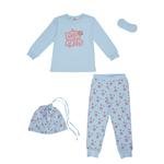 Kız Çocuk Baskı Detaylı Pijama Takımı