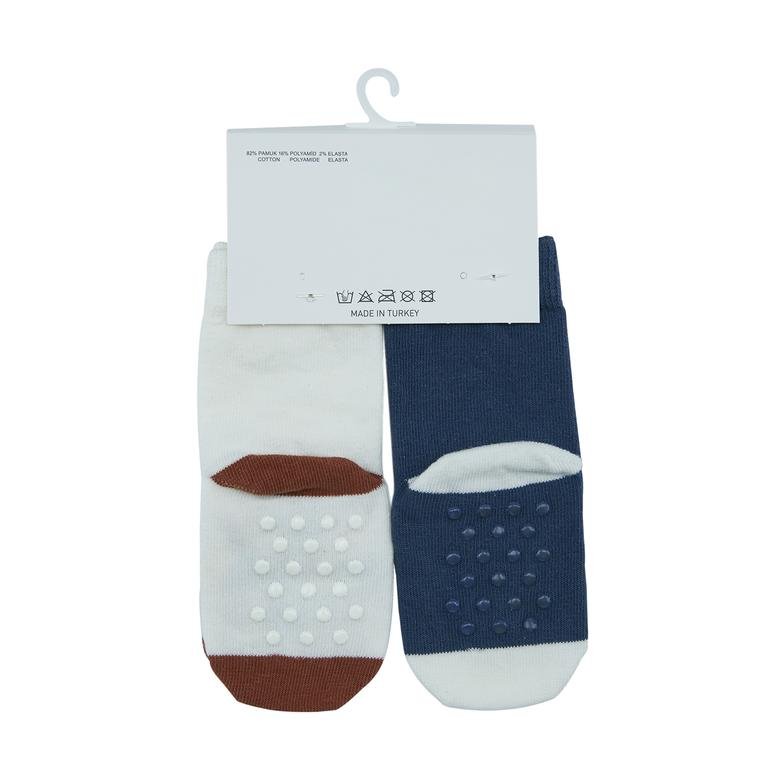 Erkek Bebek 2'li Soket Çorap Set