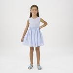 Kız Çocuk Sırtı Dantel Detaylı Elbise