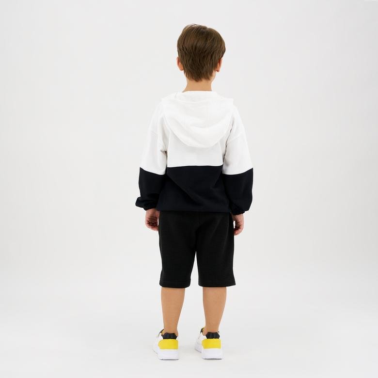 Erkek Çocuk Kontrast Sweatshirt